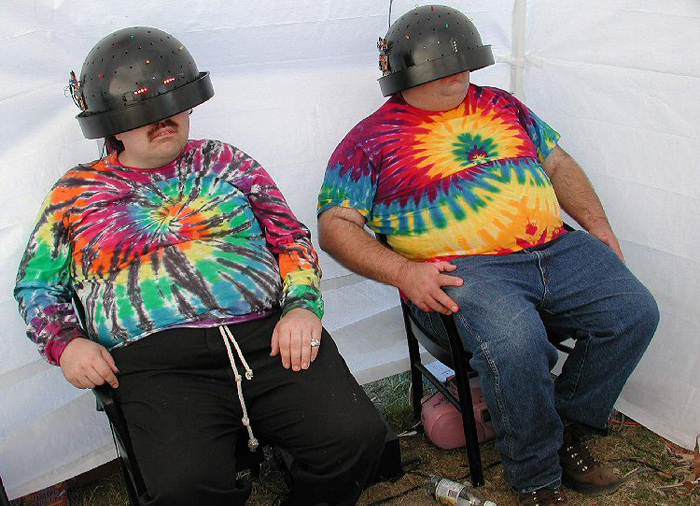 What happens in the virtual reality hippie tie die outdoor studio, stays there.