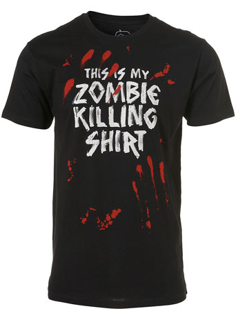 When the zombie outbreak starts and you're wearing this shirt you're going to feel SO COOL!